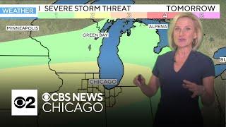 Severe storms possible for Tuesday in Chicago