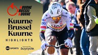 TEXTBOOK WIN!  | Men's Kuurne Brussel Kuurne 2025 Race Highlights | TNT Sports Cycling