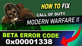 Modern Warfare 2 beta error code #0x00001338  | #Cod mw2 error code || by borntoplaygames