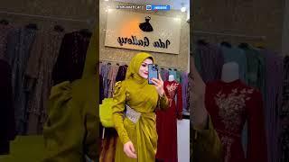 Inspirasi Gamis Dress Brokat Muslimah Hijab Terbaru 2023 |Model Baju Gamis Pesta Hijab Cantik#shorts