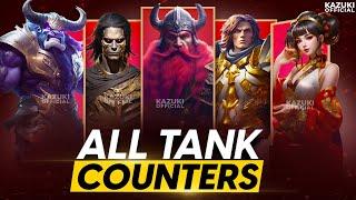 HOW TO COUNTER ALL 18 TANKS IN MLBB