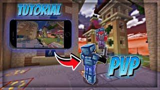 Minecraft Mobile Split Controls PvP TUTORIAL (Hive) How to PvP