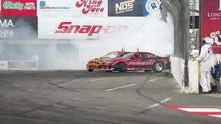 Jonathan Hurst Crash with Ryan Litteral at Formula Drift Long Beach