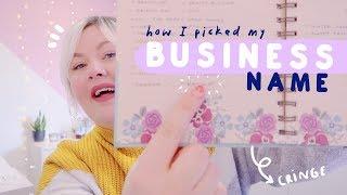 TIPS | Picking a Business name
