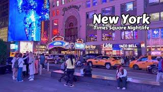 New York City Times Square 4k - Virtual Walking Tour