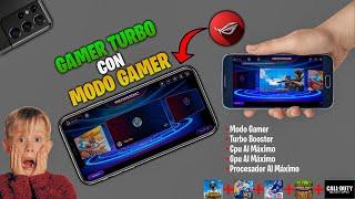 ️ GAMER TURBO en CUALQUIER CELULAR - Cómo Poner mi celular MODO GAMER (Como Quitar el Lag en FF)