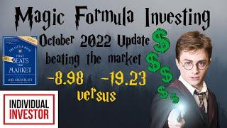 Investing using the Magic Formula - October 2022