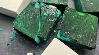 Green Dyed Gymchalk | ASMR ~ Oddly Satisfying