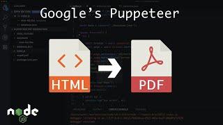 Generate PDFs (From HTML & CSS) with NodeJS and Puppeteer