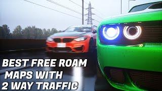 Best Free Roam Tracks with 2 way traffic - Assetto Corsa Mods