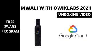 Google Cloud swags unboxing | Diwali With Qwiklabs 2021 | Google Cloud Black Zipper