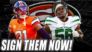 TWO Positions Where The 49ers Can STILL Upgrade! - Justin Simmons & Carl Lawson?