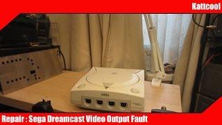 Repair : Sega dreamcast with video output fault