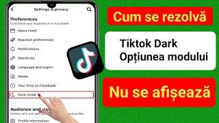 Cum să remediați opțiunea Tiktok Dark Mode nu afișează 2023 |  Activați modul întunecat Tiktok