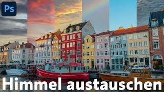 HIMMEL in wenigen Sekunden AUSTAUSCHEN in PHOTOSHOP! | Tutorial Deutsch 2022