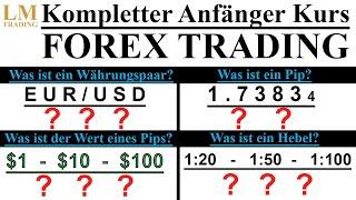 Forex Trading für Einsteiger (Kompletter Kurs | Deutsch)