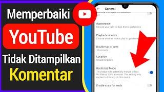 Cara Mengatasi Youtube Tidak Menampilkan Komentar | komentar youtube tidak muncul