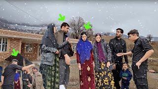 "Saleh care of the young couple: Where will Arsalan take Fariba in snowy day?