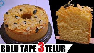 Pake Oven Tangkring | Bolu Tape 3 Telur