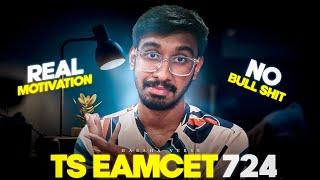 How I Got 724 Rank IN *TS-EAMCET* with *ZERO* Preparation || Work Hard || My EAMCET story