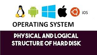 Storage Hierarchy ,Physical and Logical Structure of Hard Disk