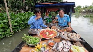 Loại Cá Thác Lác Đặc Sản Làm Món Lẩu Ớt Chua Cay Nhâm Nhi Trên Sông |T449