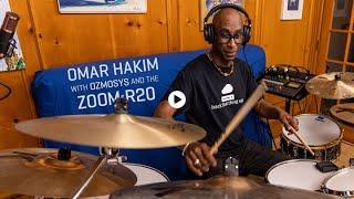 Omar Hakim and the Zoom R20 Multi Track Recorder
