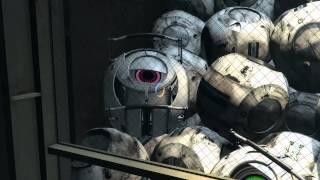 The ending of portal 2 (extra space core!) 1080p HD