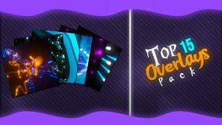 Top 15 overlays | overlay for edit - Free download | alight motion overlay - overlay effect