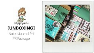 [UNBOXING] Noted Journal PH PR Package | Tea Time Plans