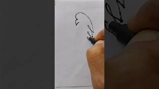  Draw Bird with one line #shorts #onelinedrawing #simplestrokes #simpledrawing #kidsdrawing #bird