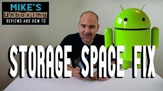 How To Fix Low Storage Space Error With Android Devices