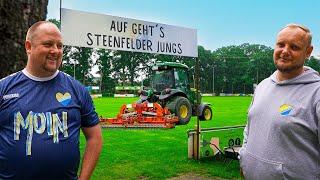 Rasenpflege in der Sommerpause: wir bereiten unsere Fußballplätze für die neue Saison vor!