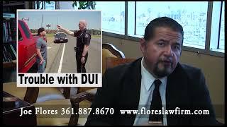 Joe Flores DUI Trouble Spot