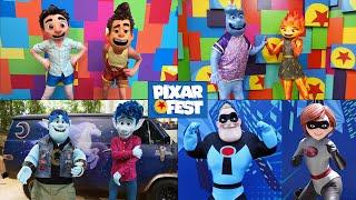 Pixar Fest 2024 Character Montage at Disneyland Resort - w/Alberto, Luca, Ian & Barley, Wade, Ember+