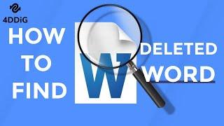 How To Find Deleted Word Documents? | Recover Deleted Word File / Unsaved Word File [100% FIX]