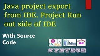 How to make the Jar file for the Netbeans Java Project (clean and build) export project from IDE.