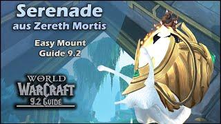 Serenade Reittier Guide | Protoformsynthese Mount Guide | Easy Mount 9.2  Zereth Mortis