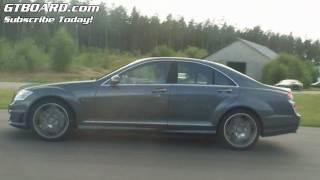 1080p: Jaguar XFR vs Mercedes S63 AMG: GTBOARD.com