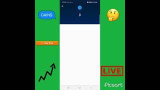 Ellipsis |Crypto.com app| Live investment shown with proof of gains 