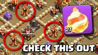 #1 INDIAN Team 3-Inferno Tower TRICK With Fireball (Clash of Clans)