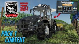 ANTONIO CARRARO PACK (DLC) FS22 | MOD REVIEW! | Farming Simulator 22 | INFO SHARING PS5.