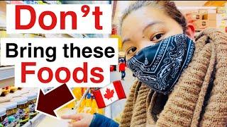 DO NOT BRING THESE FOODS IN CANADA |PLENTY ASIAN FOOD AND Affordable |sarah buyucan