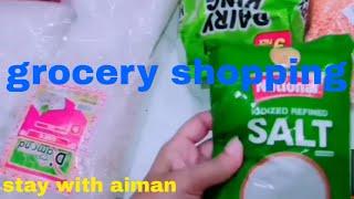 Shopping: Grocery Shopping ( Pakistan) (Karachi )  | Stay With Aiman