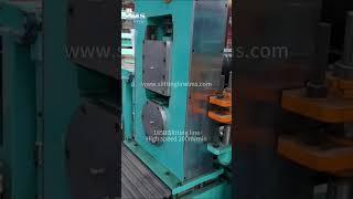 Slitting line high quality steel coil cutting