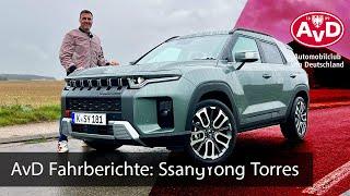 AvD Fahrberichte: SsangYong Torres - Wieviel Auto bekommt man hier?