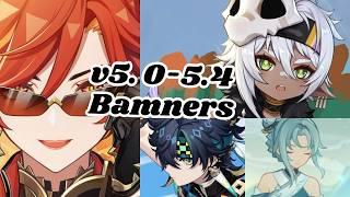 BIG NEWS! Character Banners Roadmap from 5.0-5.4 | MadamPing/Xblanque/Murata | Genshin Impact