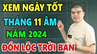 4 Ngày Tốt Tháng 11 Âm Lịch Năm 2024 Tốt Mọi Việc: Cưới Hỏi, Khai Trương, Nhập Trạch, Động Thổ...