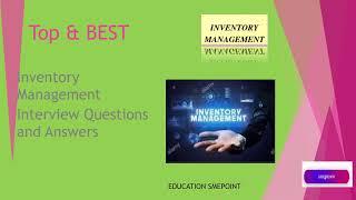 TOP & Best  Inventory & Warehouse Management Interview Questions and Answer