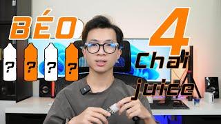 Top 4 chai juice HOA QUẢ BÉO | Coil master VN